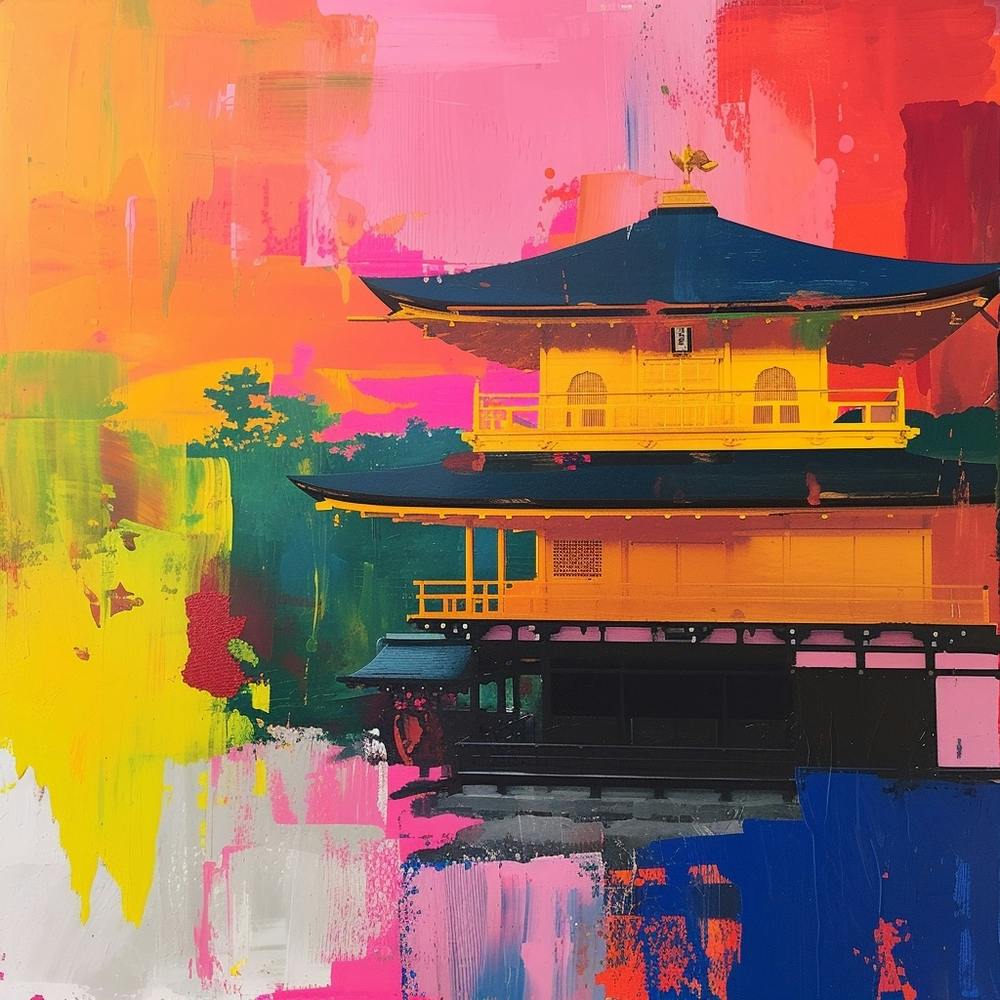 Abstract Travel Collection Kyoto Japan 1