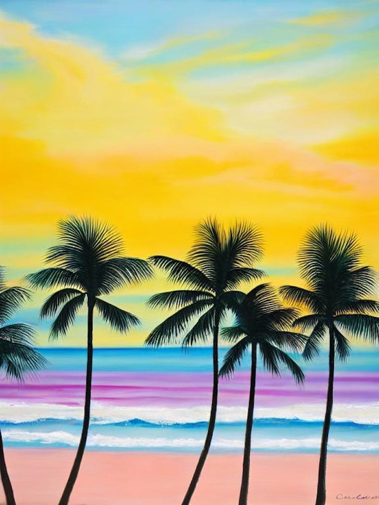 Fort Lauderdale Beach, Florida Bright Abstract