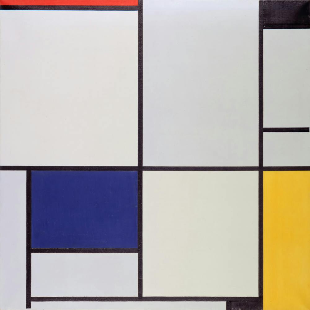 Piet Mondrian Tableau I 1921 1x1
