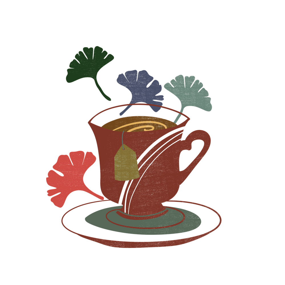 Tea Cup With Flowers 1