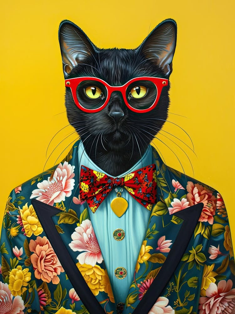 Black Cat in Style