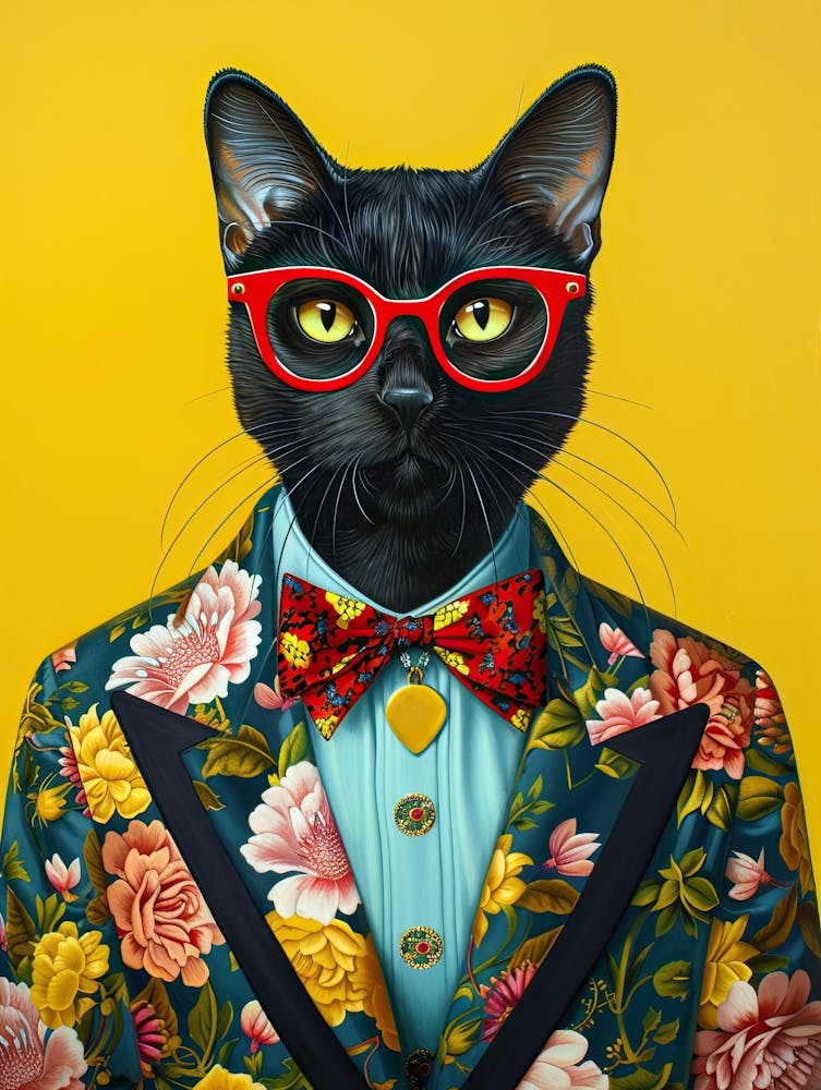 Black Cat in Style