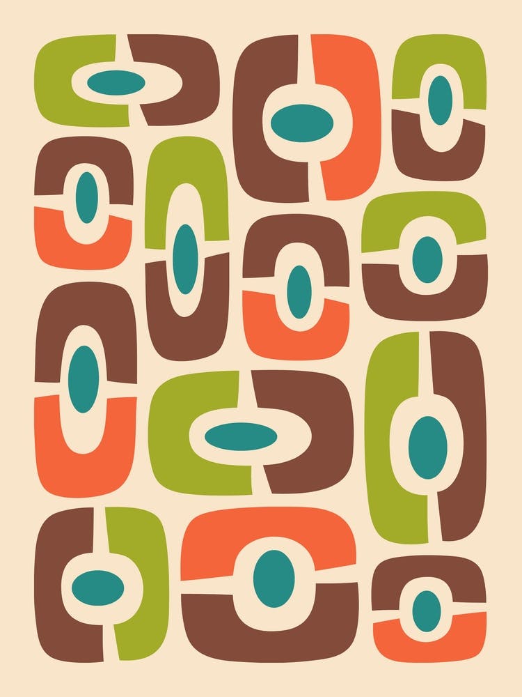 Mid Century Modern Geometric Design 3