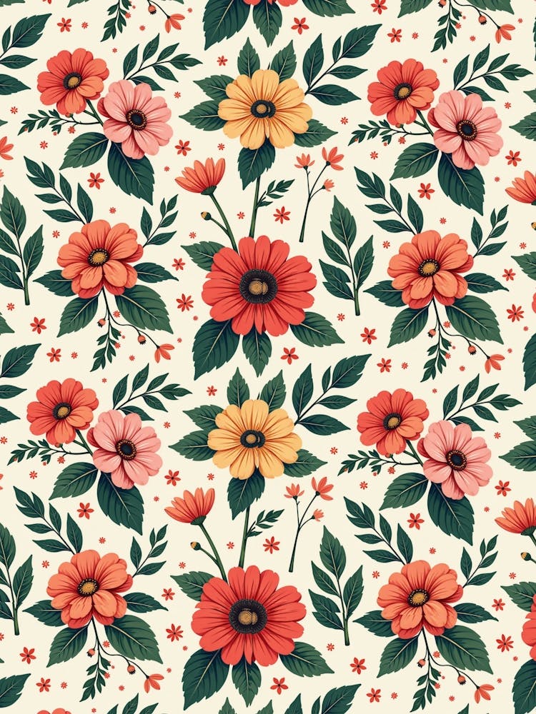 Klassische florale Symmetrie
