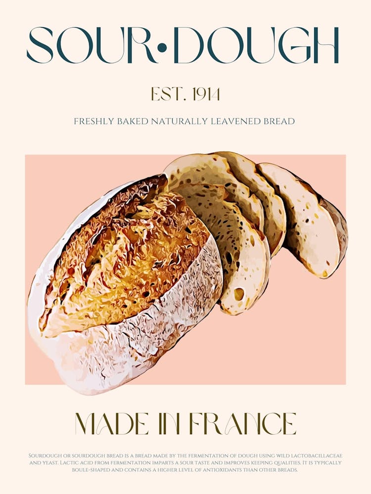 Sourdough Bread Mid Century