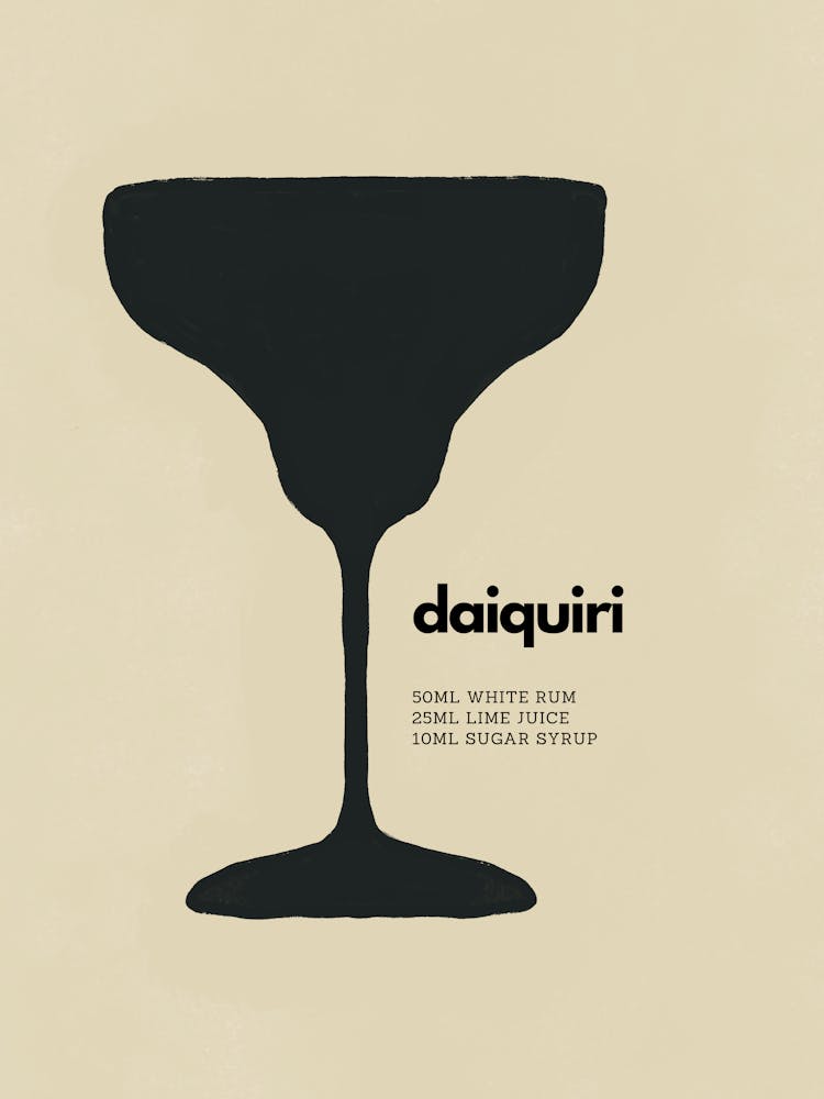 Neutral Daiquiri Cocktail