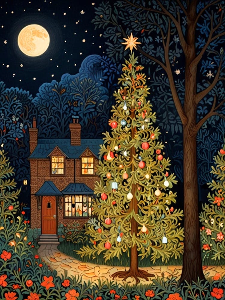 William Morris Christmas In The Woods 1