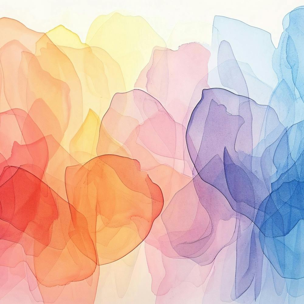 Watercolor Abstract Painting