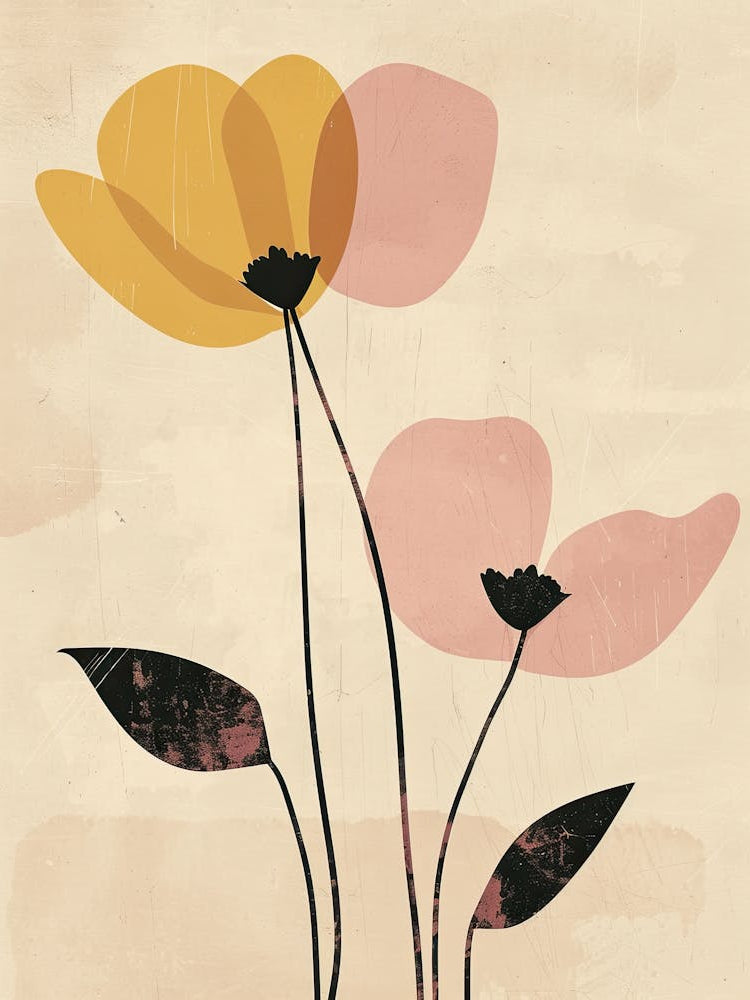 Bordeaux Flower Market Boho Minimalist Style