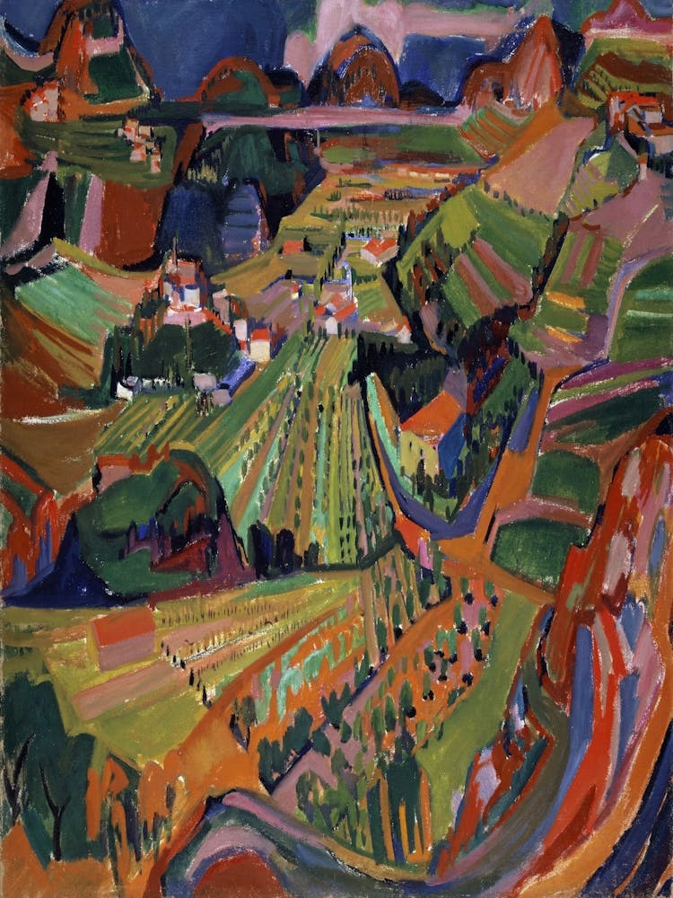 Landscape With Vineyards