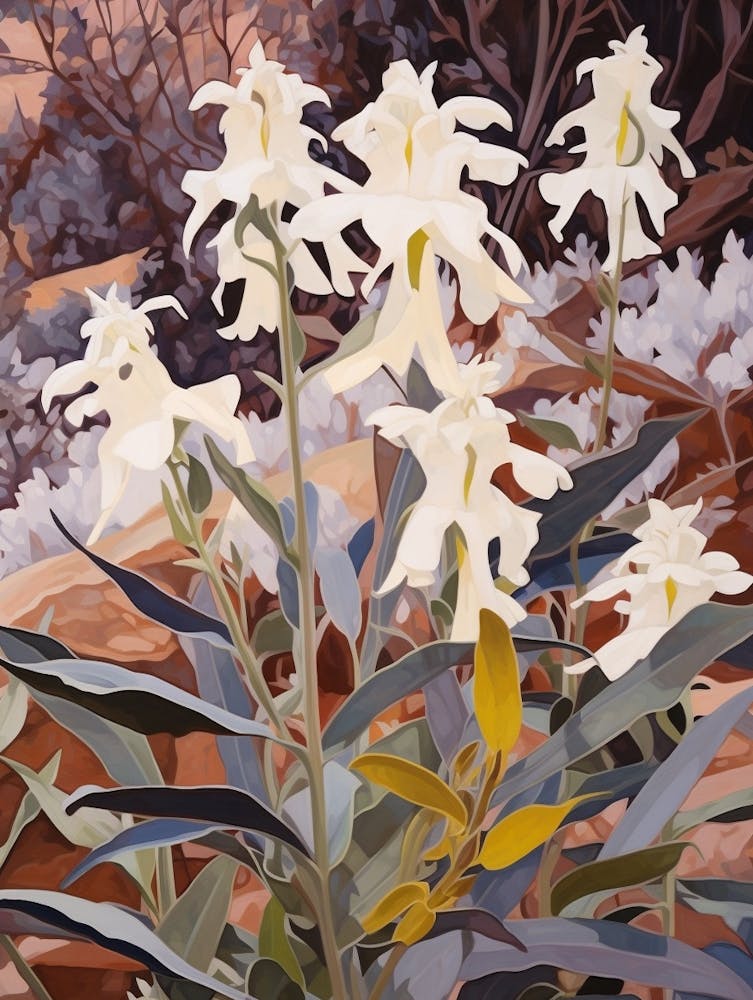 Lobelia 1 Flower Painting