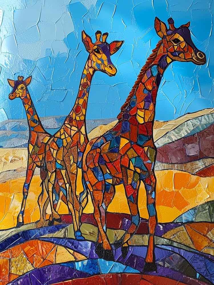 Abstract Geometric Giraffes 5