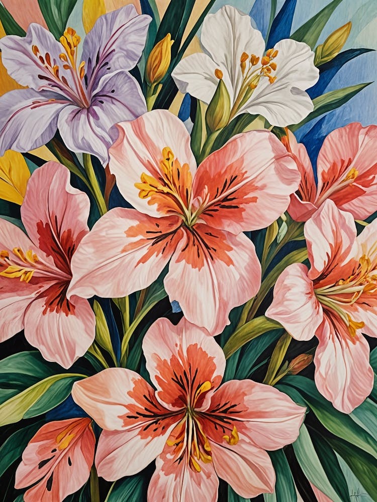 Pastel Alstroemeria no1