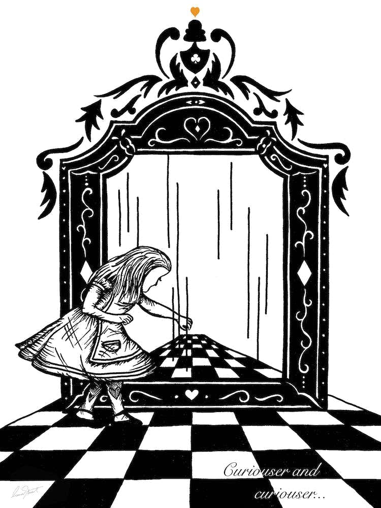 Alice In Wonderland Alice And The Looking Glass