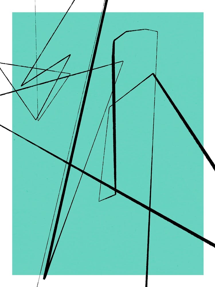 Angular Lines No 3