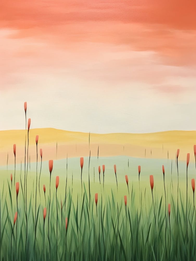 Prairies Abstraites Minimalistes 7