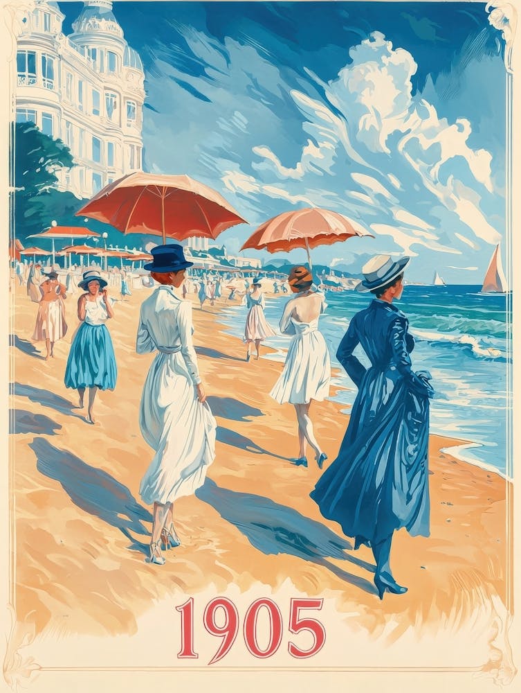 Aihrgdesign A Retro Poster Of A 1905 Seaside Resort With Eleg 185398be Abe1 44b6 952f 1a36ab082aff 3