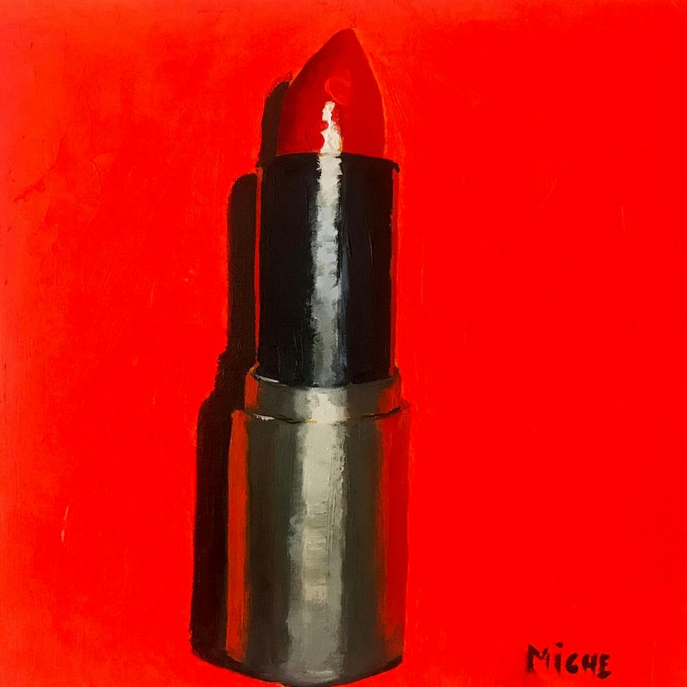 Scharlachroter Lippenstift