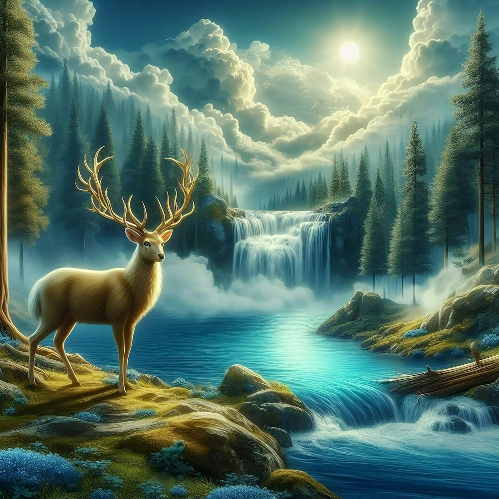 Deer In The Forest