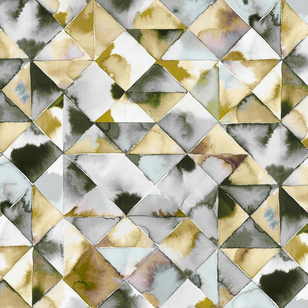 Moody Triangles Gold Silver