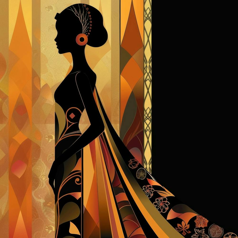 Silhouette Of A Woman 80