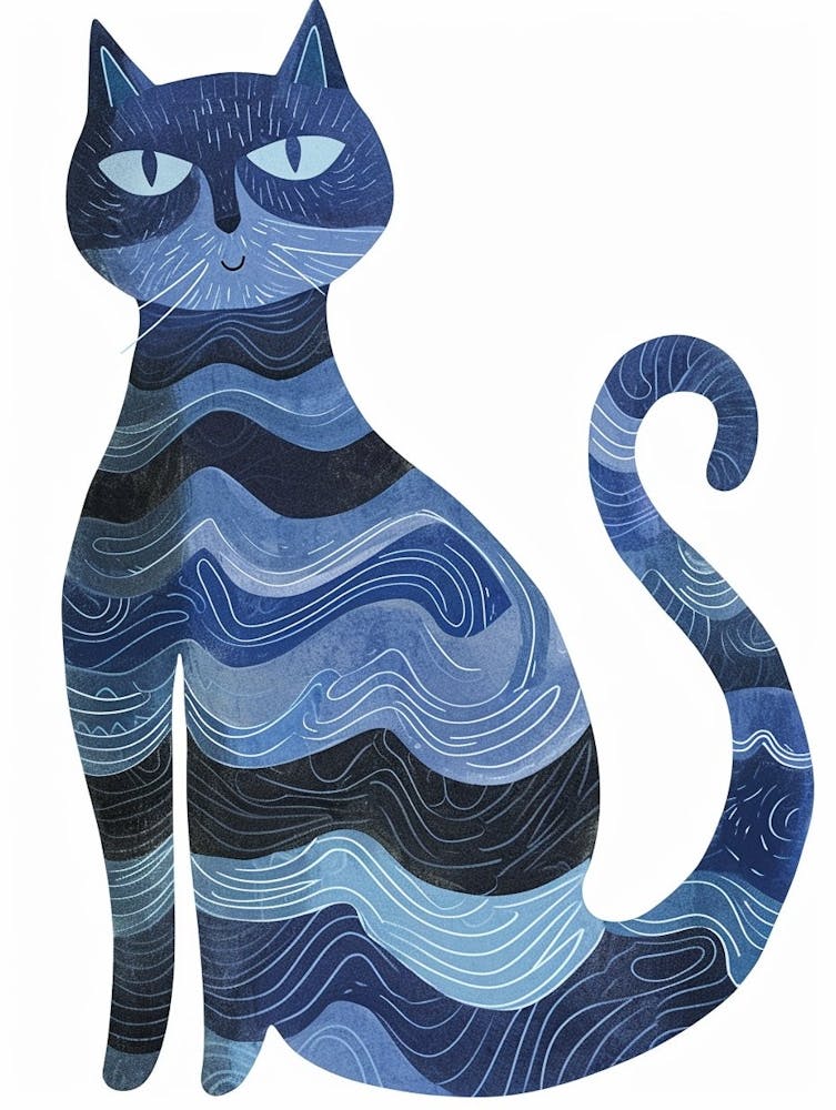 Ragapur Cat Clipart Illustration 1