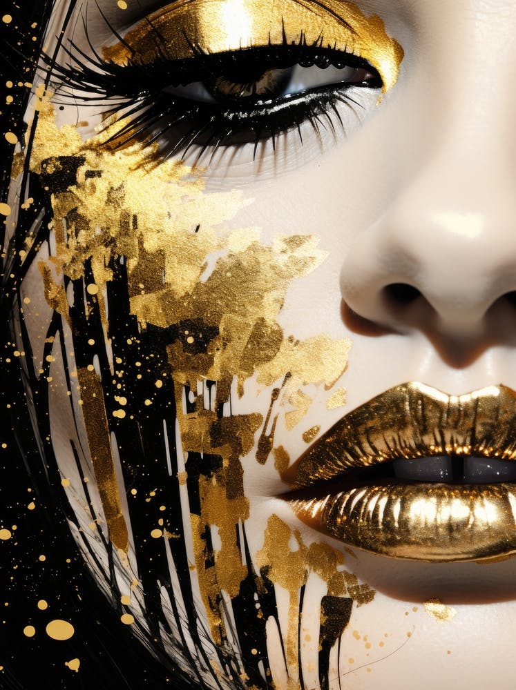 Gold And Black Makeup 2