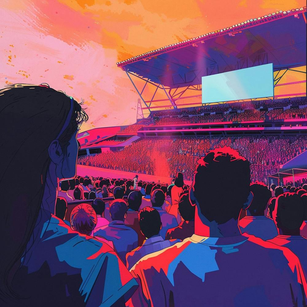 A Stadium Crowd Lofi Illustration 1718674841 3