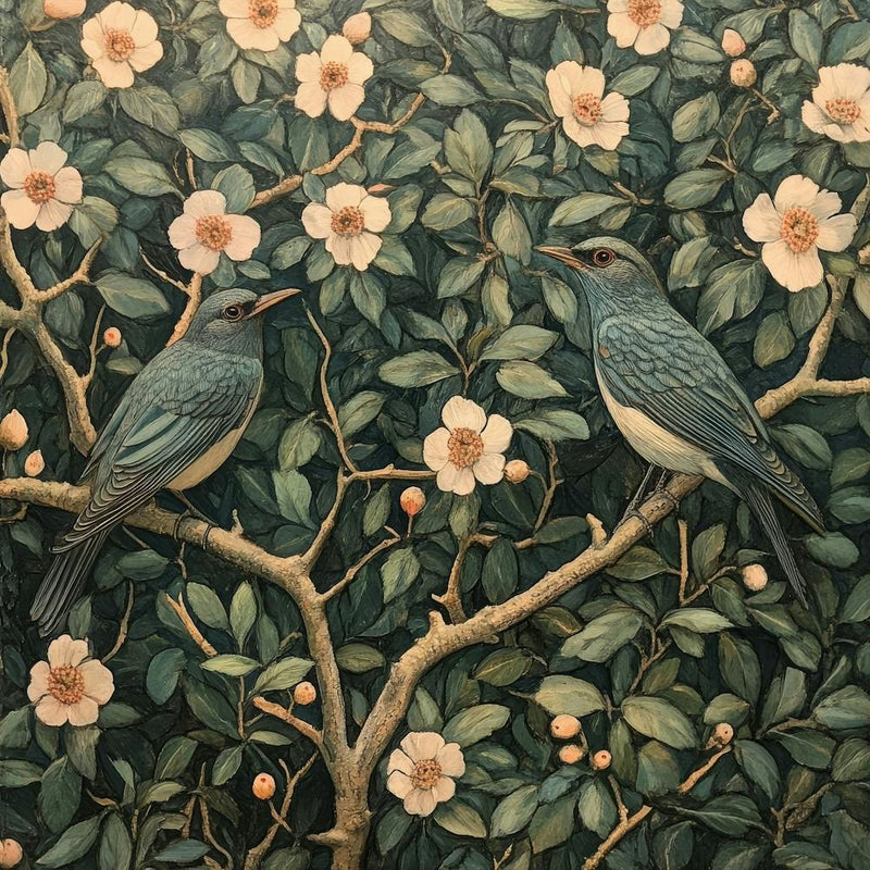 Two Birds In A Tree Art