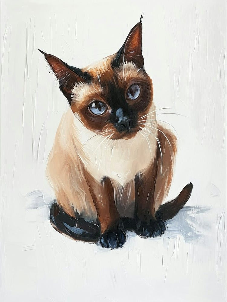 Tokinese Cat Painting 4