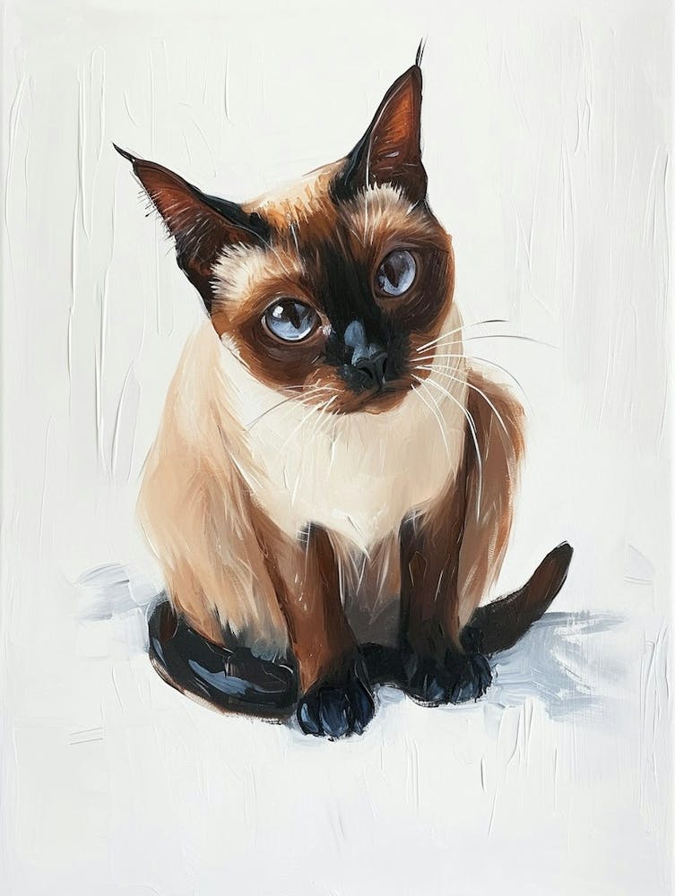 Tokinese Cat Painting 4