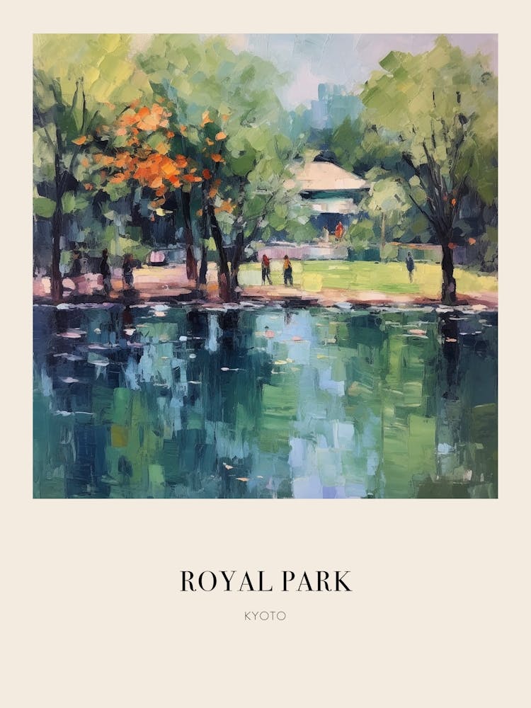 Royal Park Kyoto 4 Vintage Cézanne Inspiriertes Poster