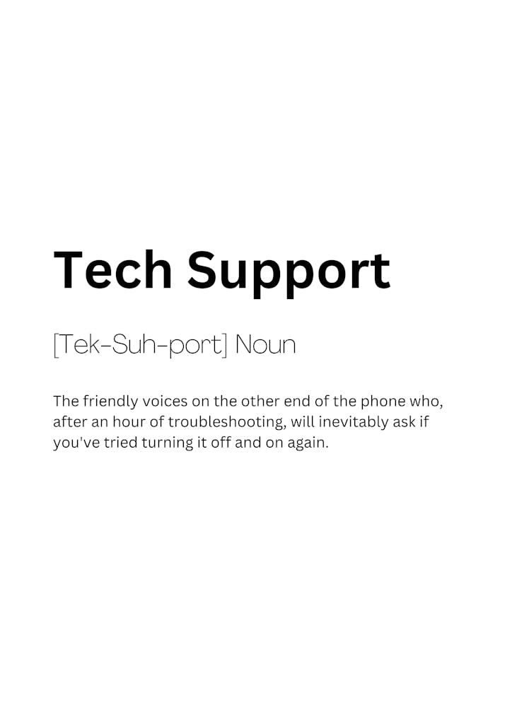 Tech Support Definition Meaning
