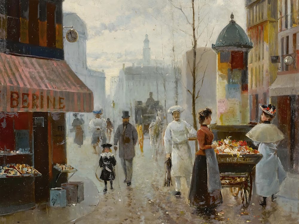 Paris Street Scene