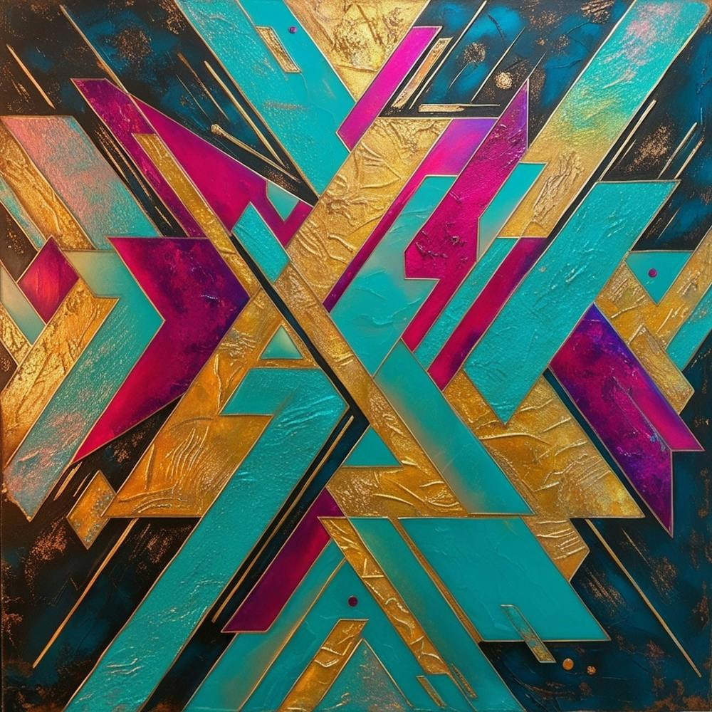 Abstract geometric art and pattern Painting