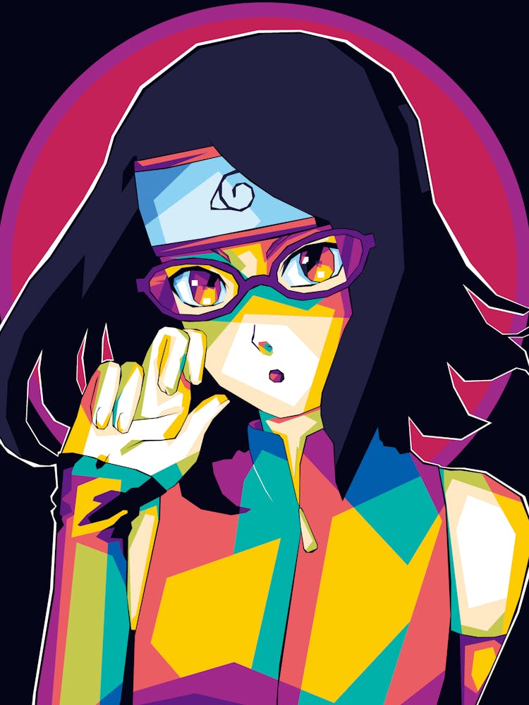 Anime Sarada Wpap