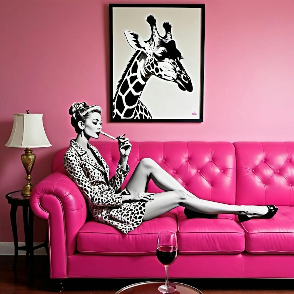 Giraffen-Dame