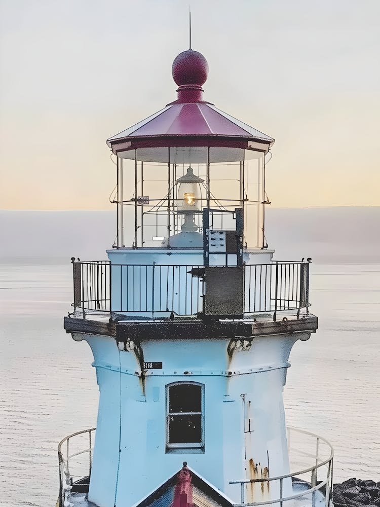 Lighthouse At Dusk
