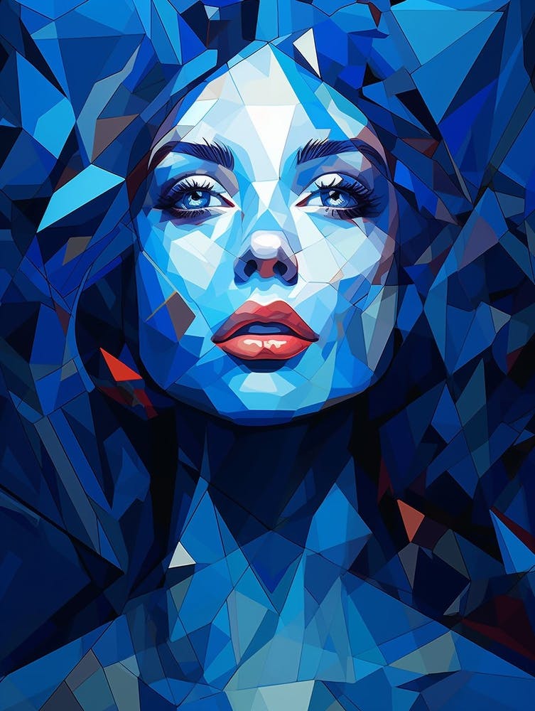 Abstract Geometric Lady 7