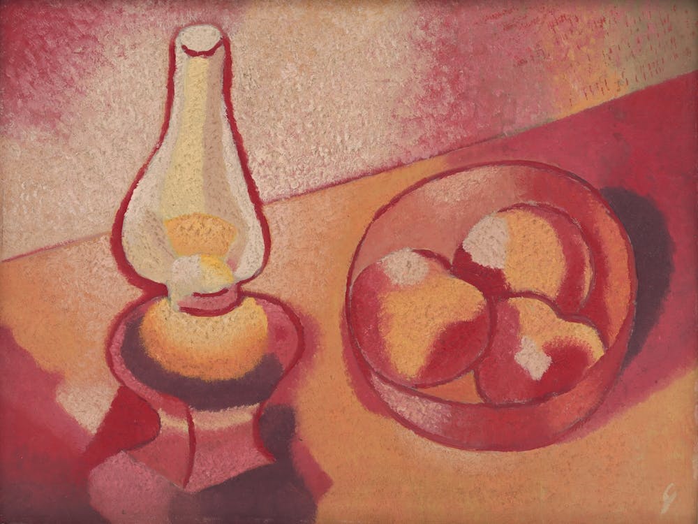 Still Life With A Lamp, Mikuláš Galanda