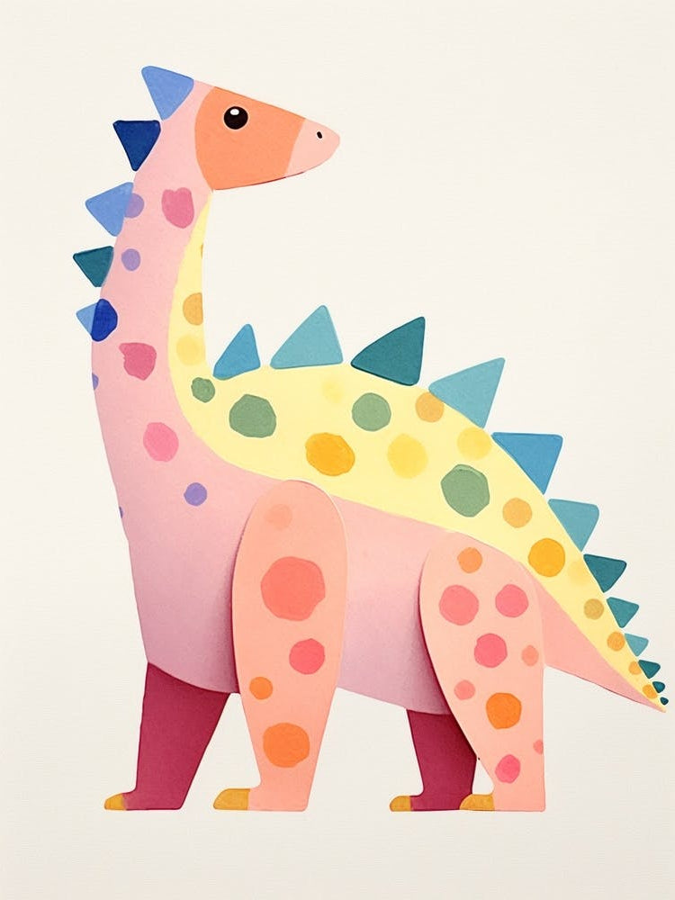 Nursery Dinosaur Art Ankylosaurus 8