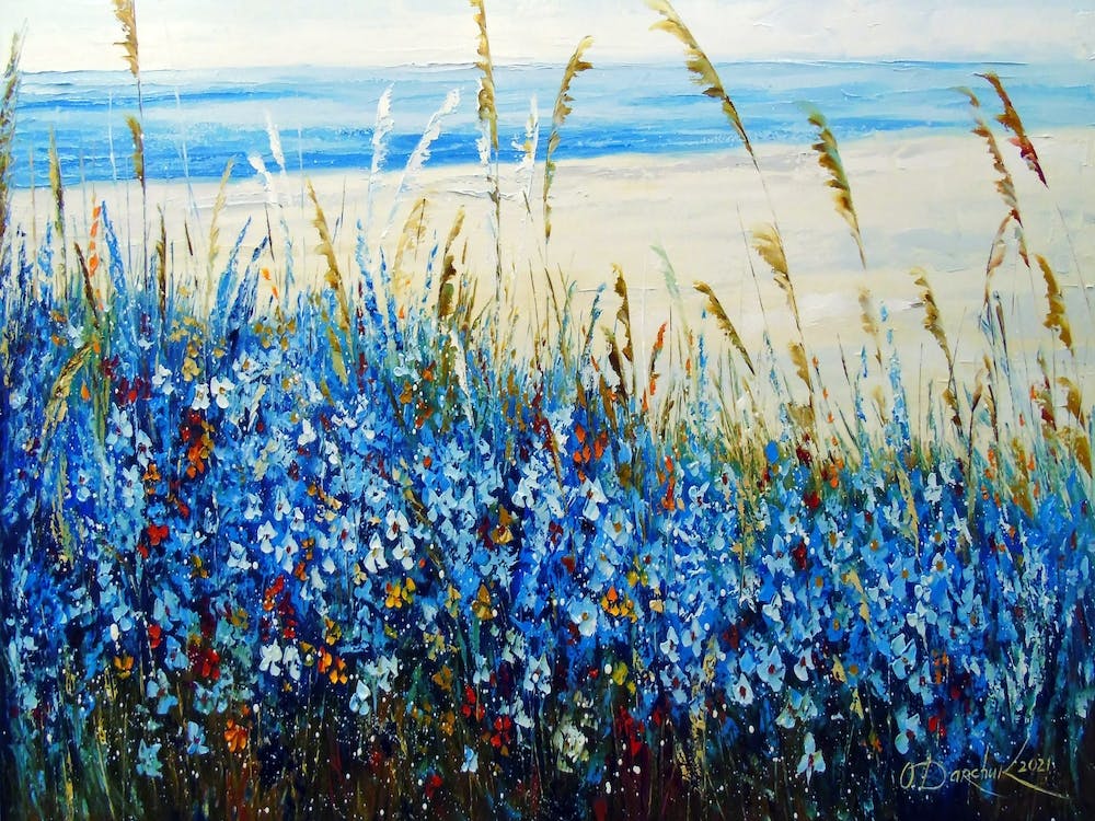 Flowers by the sea 2