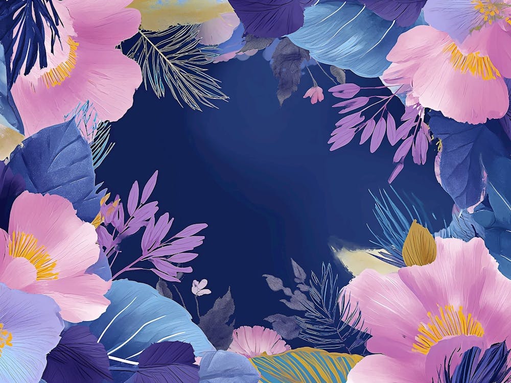 Fond floral 1