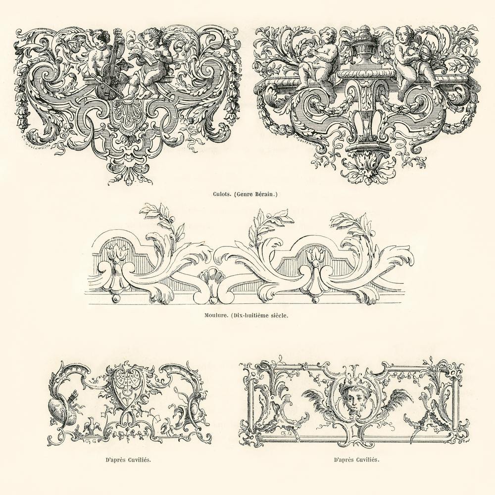 18th Century Ornamental Designs, Albert Racine
