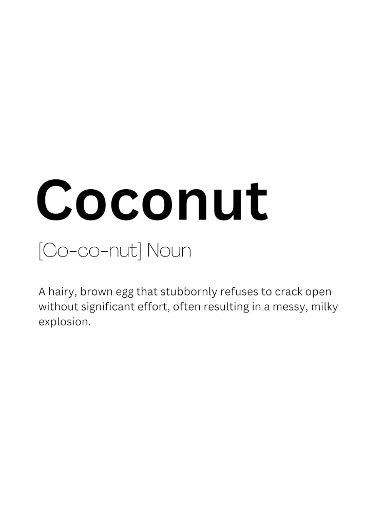 Coconut Definition Meaning 1