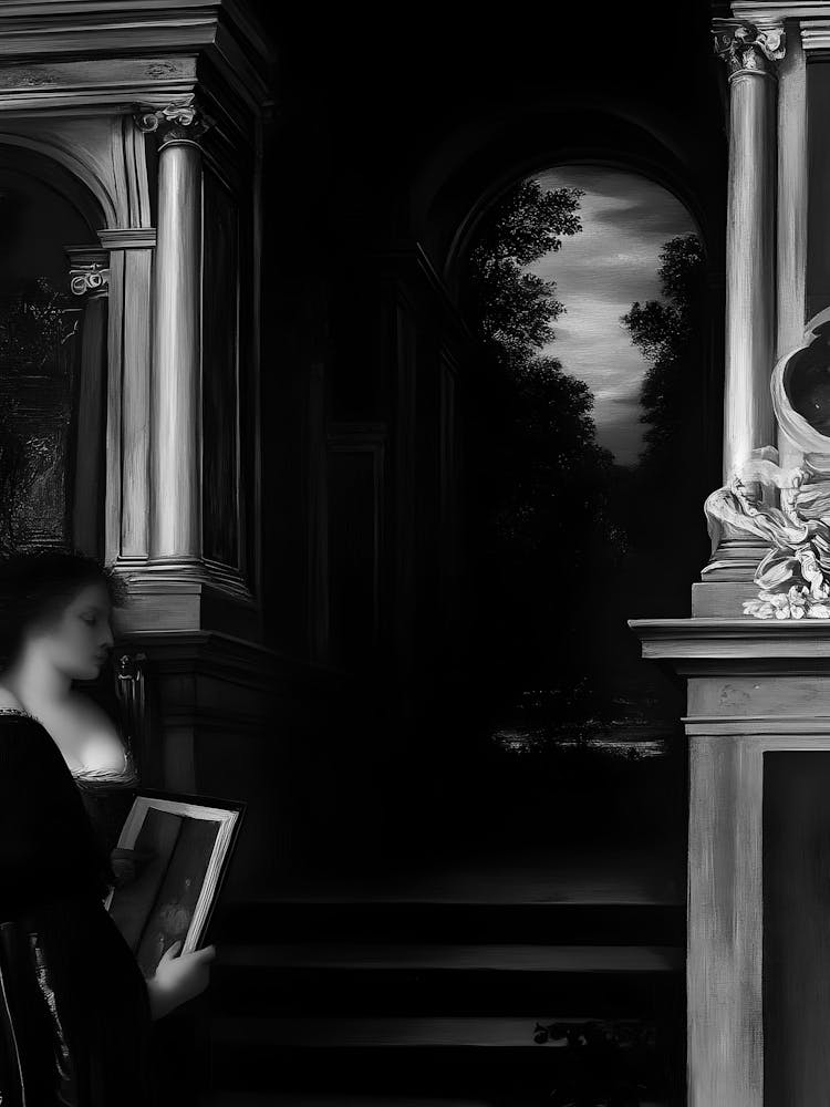 Woman Reading A Book 1