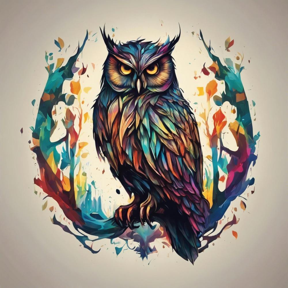 Colorful Owl 4