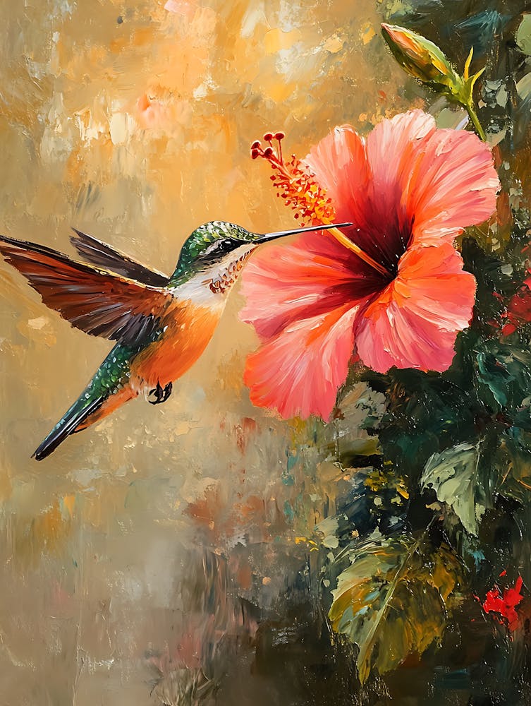 Hummingbird Loves Hibiscus 10