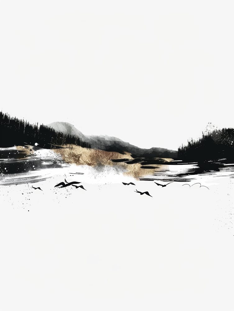 Black And White Painting 5