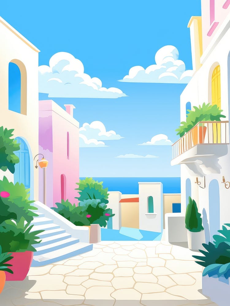 Otranto, Italy Colourful View 4